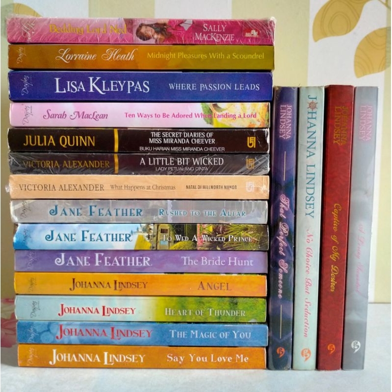 Novel Dastan Johanna Lindsey, Patricia Cabot, Anne Gracie, Julia Quinn, Sarah MacLean, Jane Feather,