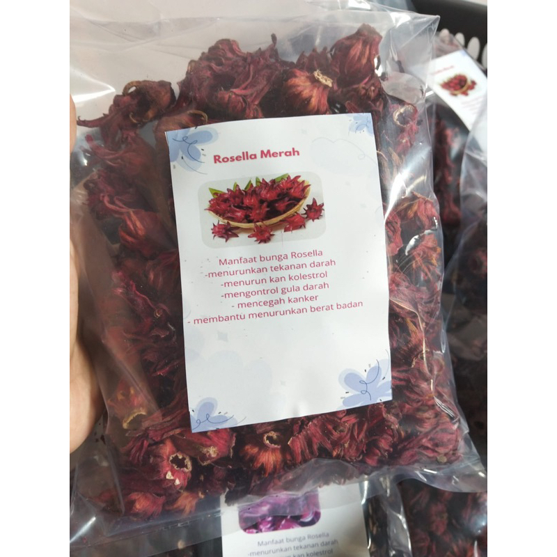 

Rosela Merah|Obat Kolestrol|Teh kesehatan|kemasan 1000gr