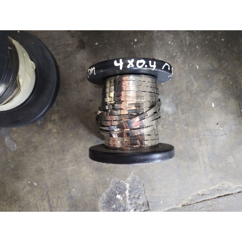 kawat nikelin gepeng 4 mm x 0.4 mm harga per kg