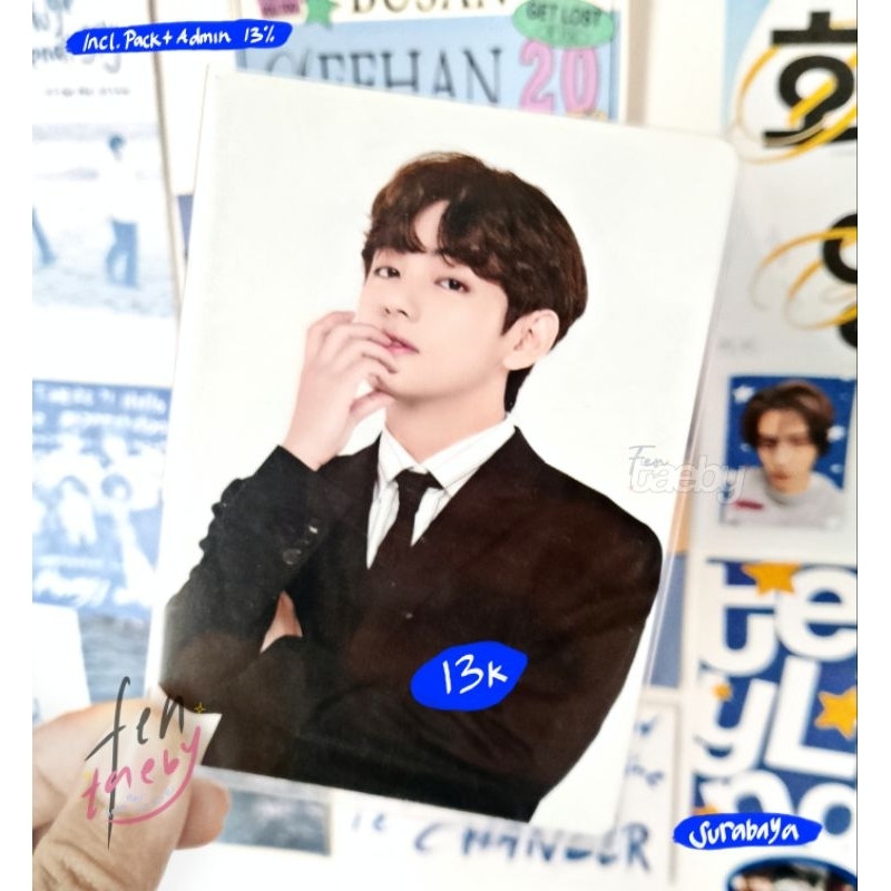 Taekook Photocard pc mpc Taehyung Jungkook layover V dicon festa