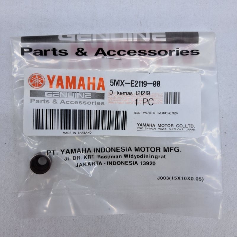 5MX-E2119-00 Seal sil klep Yamaha Mio Sporty Soul ori 5MX