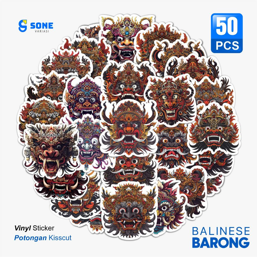 

Stiker Vinyl Barong Bali – Desain Klasik & Artistik – Tahan Air & Tidak Mudah Luntur