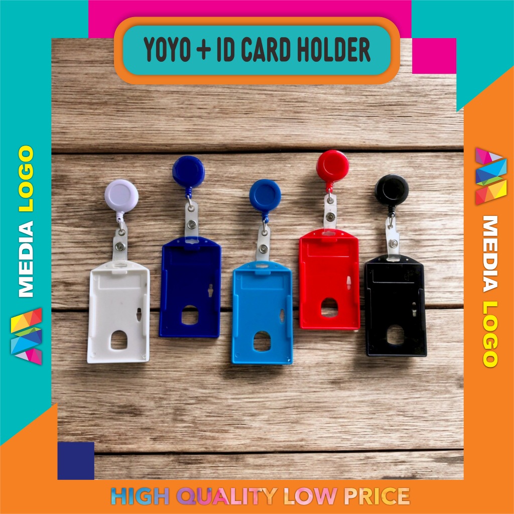 

YOYO ID CARD HOLDER + CARD HOLDER (PAKET MURAH TERLENGKAP)