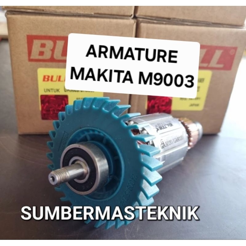 ARMATURE MAKITA M9003 ANGKER ROTOR MESIN GERINDA MAKITA M 9003 BULL