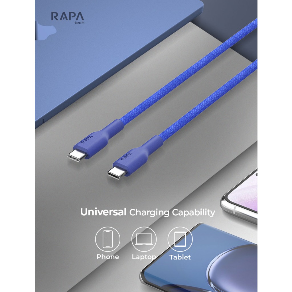 RAPA LINE MAX I USB-C to USB-C Cable 100W – DC2023