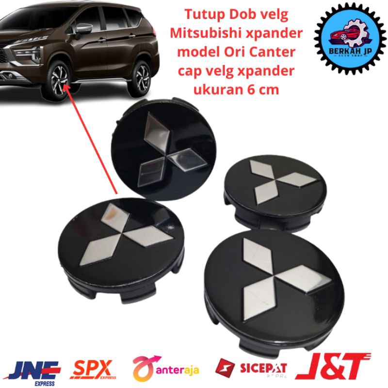 Tutup Dop velg Mitsubishi xpander model Ori Canter cap velg xpander ukuran 6 cm