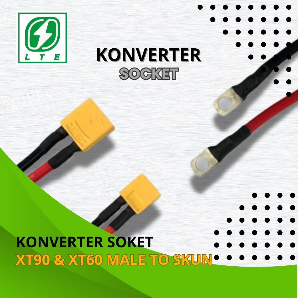 LTE Konverter Socket XT90 & XT60 Male To Skun