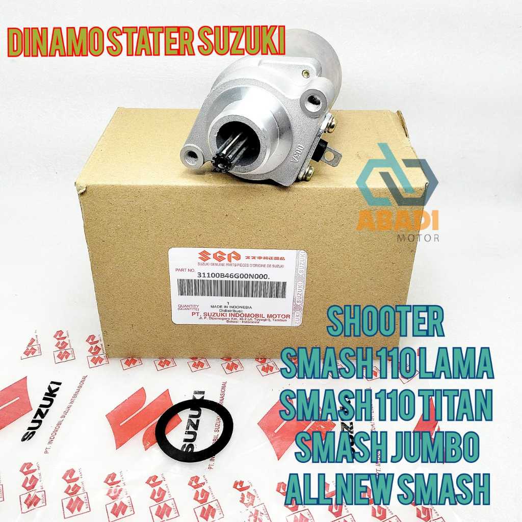 Dinamo Dinamu Starter Ori Suzuki Smash 110 Shooter Old ALL New Smash Titan Jumbo Dynamo Stater Motor