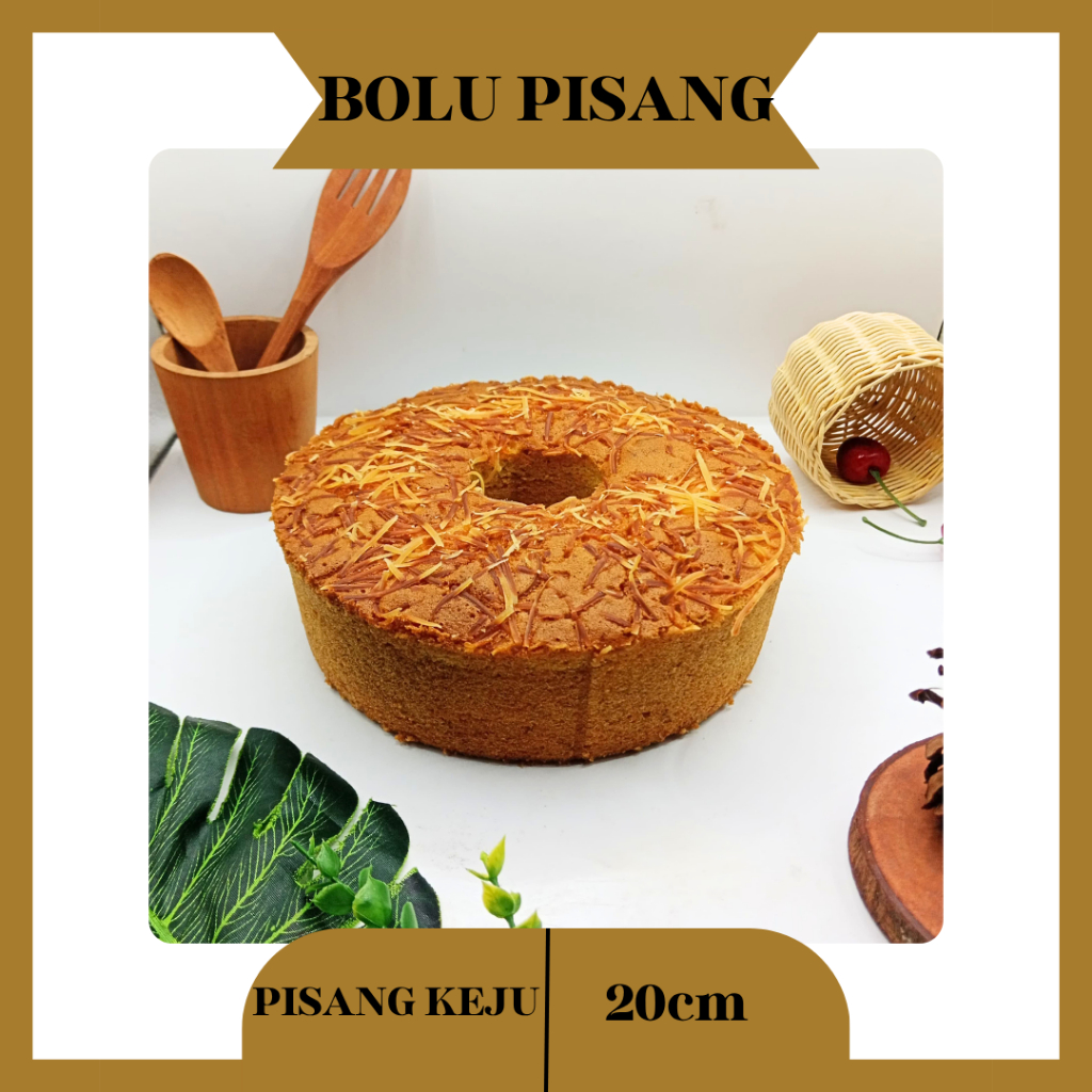 

Bolu Pisang Susu Keju / Kue Bolu Pisang Panggang / Banana Cheese Cake / Bolu Pisang Keju