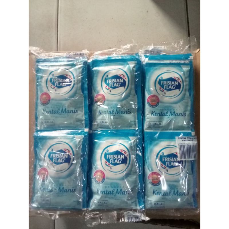 

susu frisian flag putih 1 pak 6 pcs