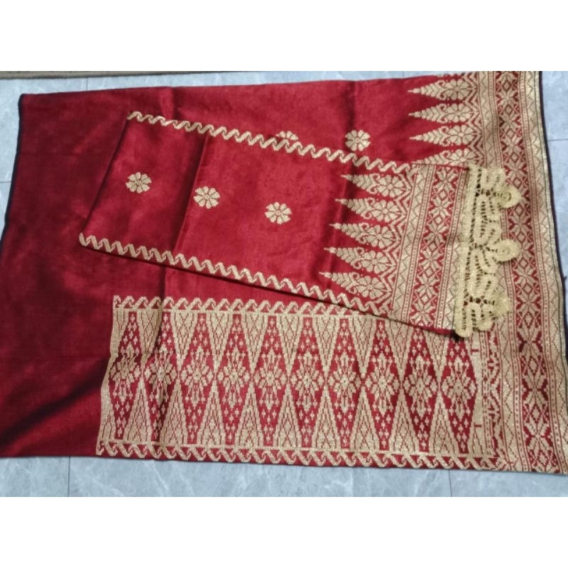 songket Silungkang full kristal