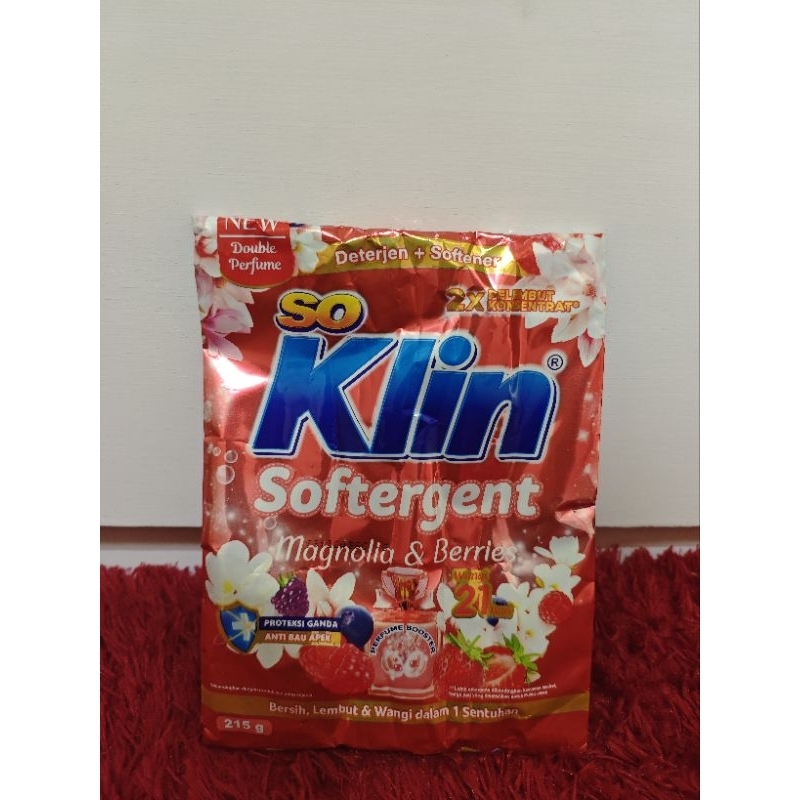 Soklin Softergent bubuk  Kemasan 5000 dan Renceng | Soklin Detergen bubuk