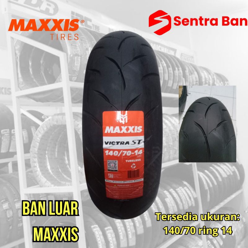 Ban luar ring 14 Maxxis Victra St 140/70 tubeless