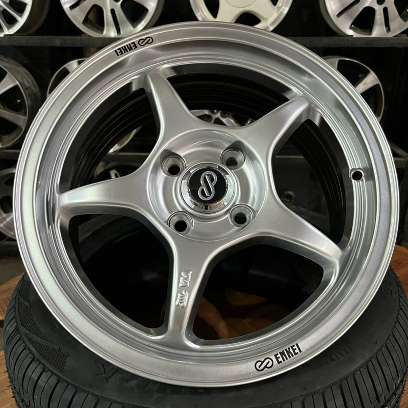 VELG RACING ENKEI TUNING SC30 RING 15 LEBAR 6.5 ET 42 PCD 4x100