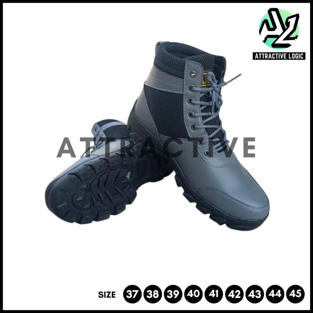 SEPATU PDL ABU SATLINMAS LINMAS - ATTRACTIVE