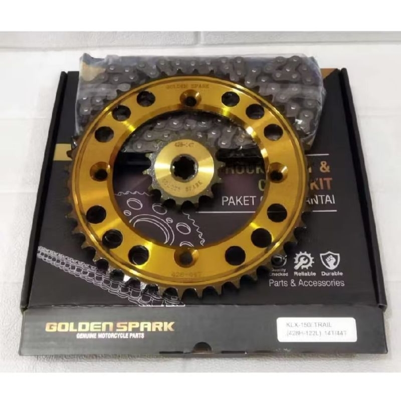 gear paket/gear set golden spark/HKC  klx NEW 44T 136L