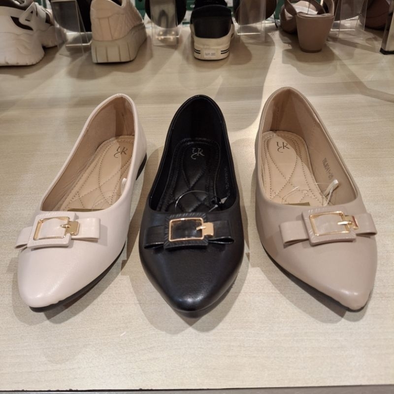 Yongki komaladi sepatu flat wanita ringan empuk & ori size 36-41