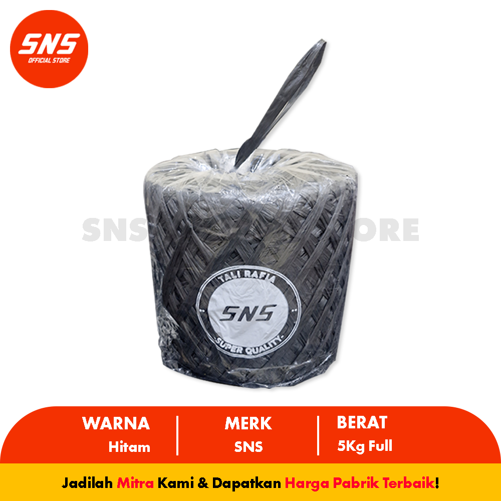 

Tali Rafia Hitam 5 KG Tebal (SNS OFFICIAL STORE)