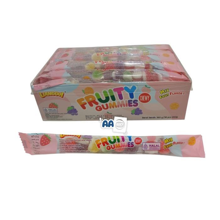 

Kuliner.Kita Lianggui Fruity Gummy Box Isi 30