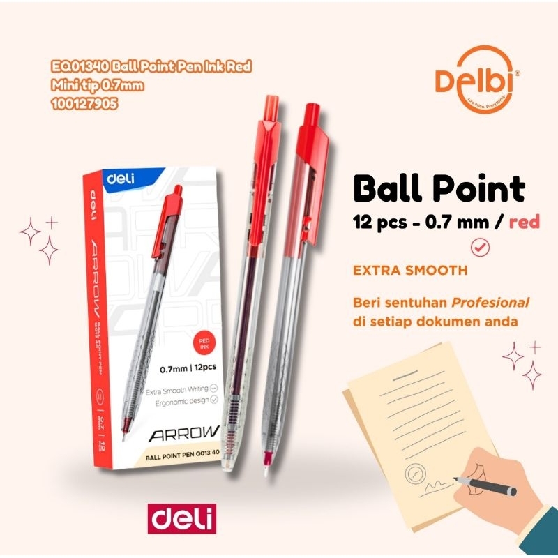 

Ballpoint pen pulpen cetak halus 0,7 mm
