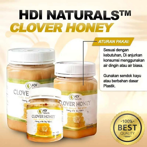 

MADU CLOVER HONEY MURNI TANPA CAMPURAN ORGINAL ALL VARIAN