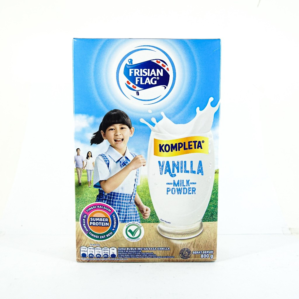 

SUSU FORMULA FRISIAN FLAG KOMPLETA 800GR INSTAN VANILLA