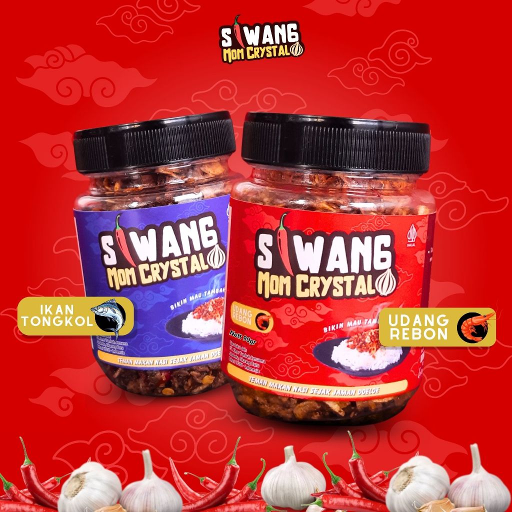 

SIWANG Mom Crystal - Terasi Bawang Udang Rebon / Ikan Tongkol Kemasan 90 gram | Khas Cirebon