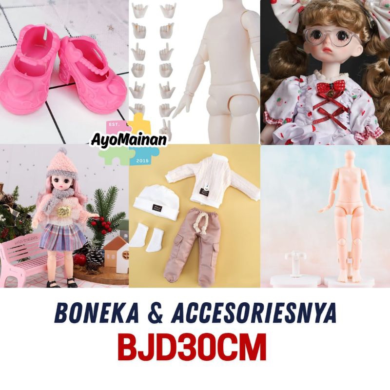 Boneka BJD 30cm & Acc