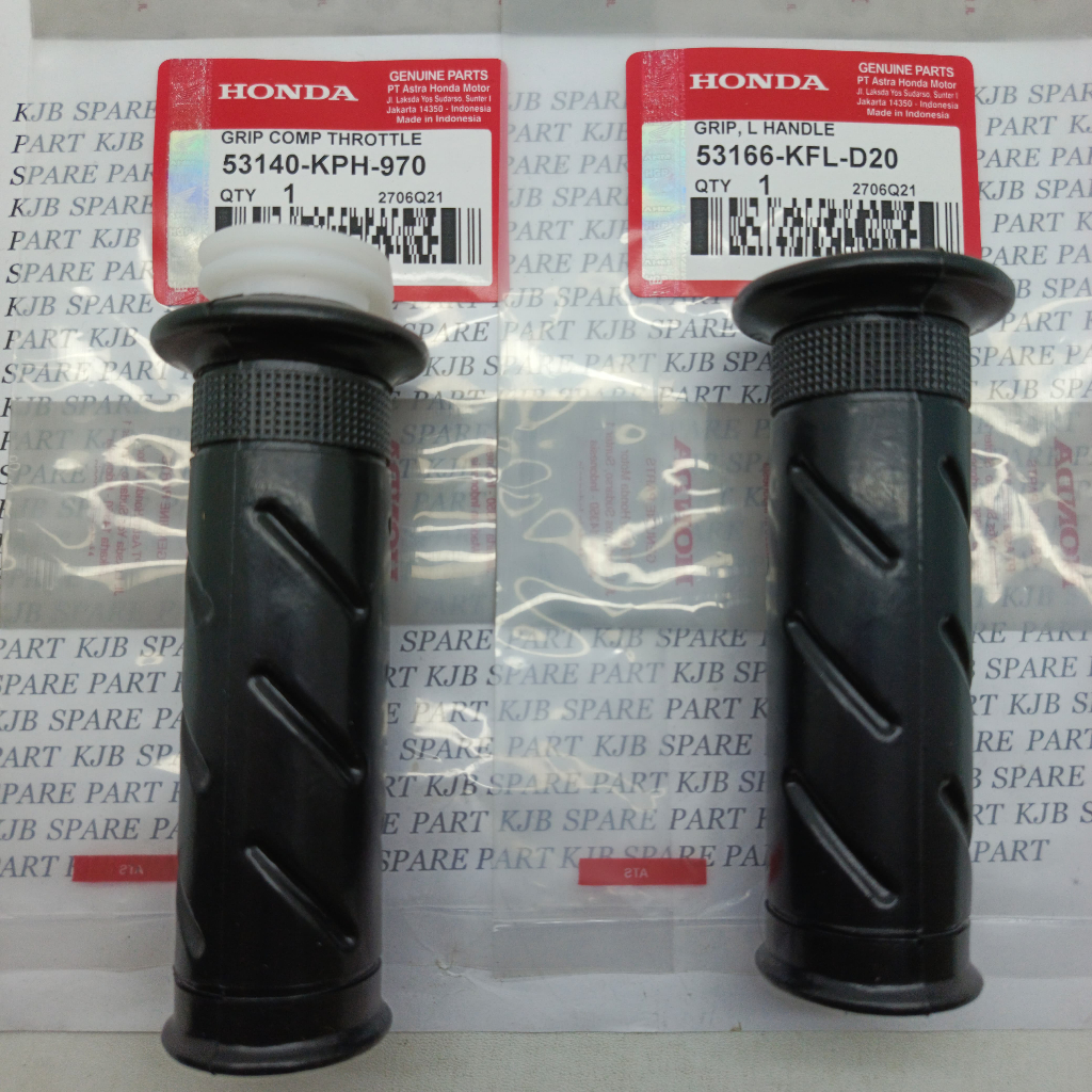 Handgrip Karet Stang 1SET Honda Supra X 125, Kharisma, Revo OLD, CBR 150R CBU KPP Original