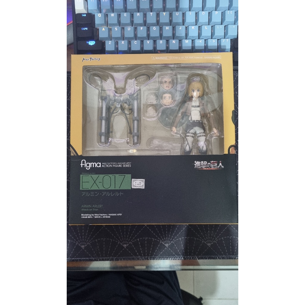 Original Figma Armin Arlert EX 017 - Attack on Titan Shingeki no Kyojin (BIB)
