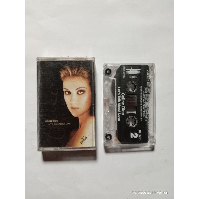 KASET PITA CELINE DION - LET'S TALK ABOUT LOVE / KASET PITA LAGU CELINE DIO