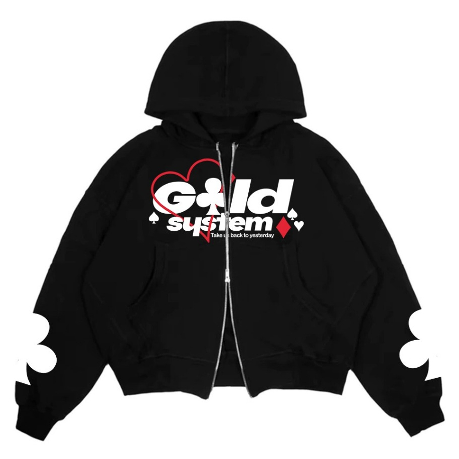 GLGS | HOODIE DOUBLE ZIPPER BOXY GSM 280 | BACK TO YESTERDAY