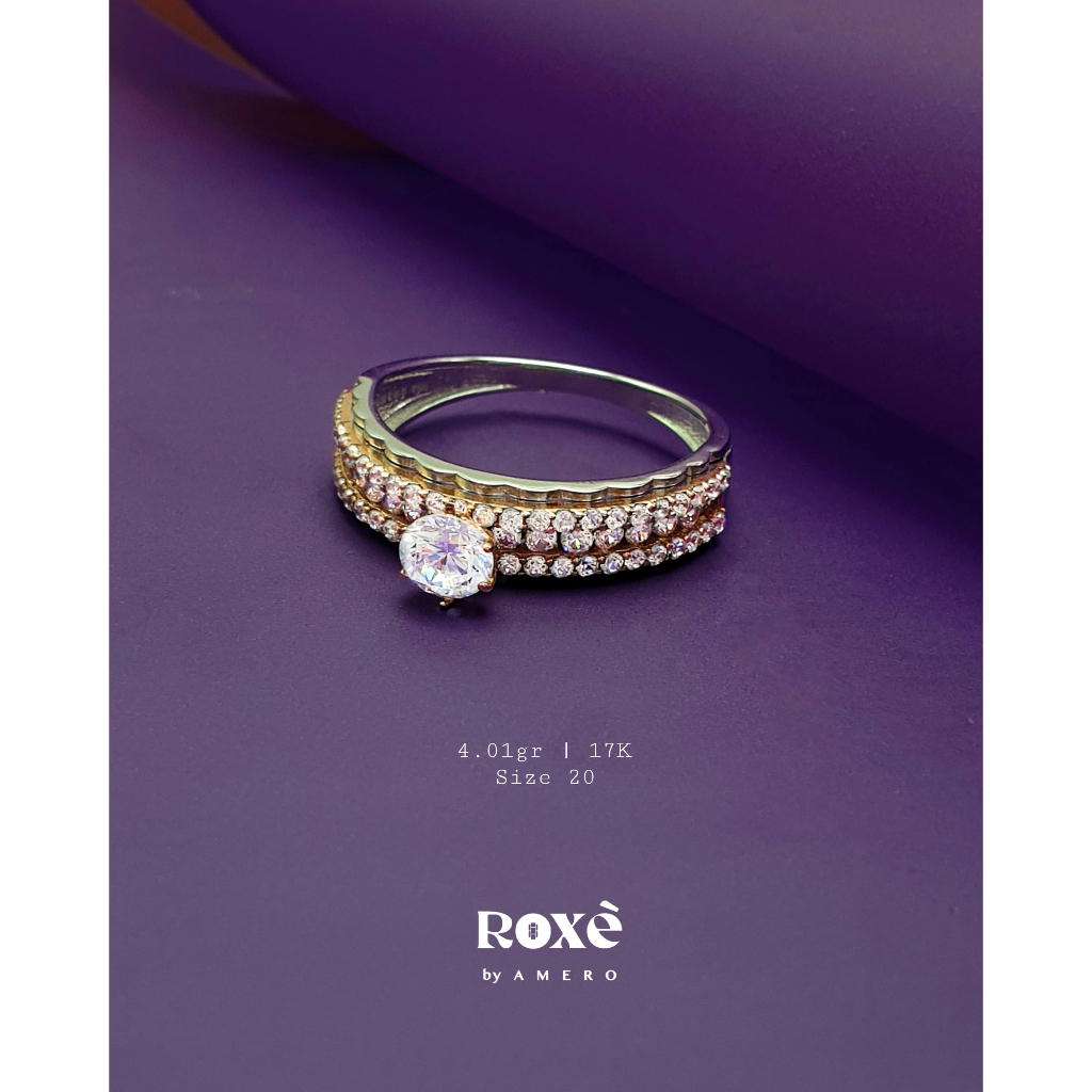 Cincin Solitaire Listring Diamond Look (00444072)