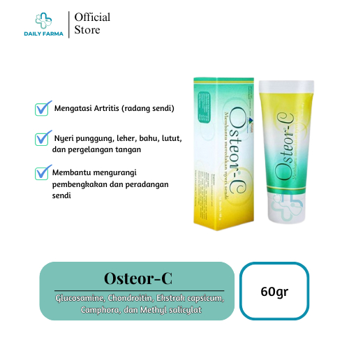 Osteor-C Cream 60 g Tube | pereda nyeri sendi