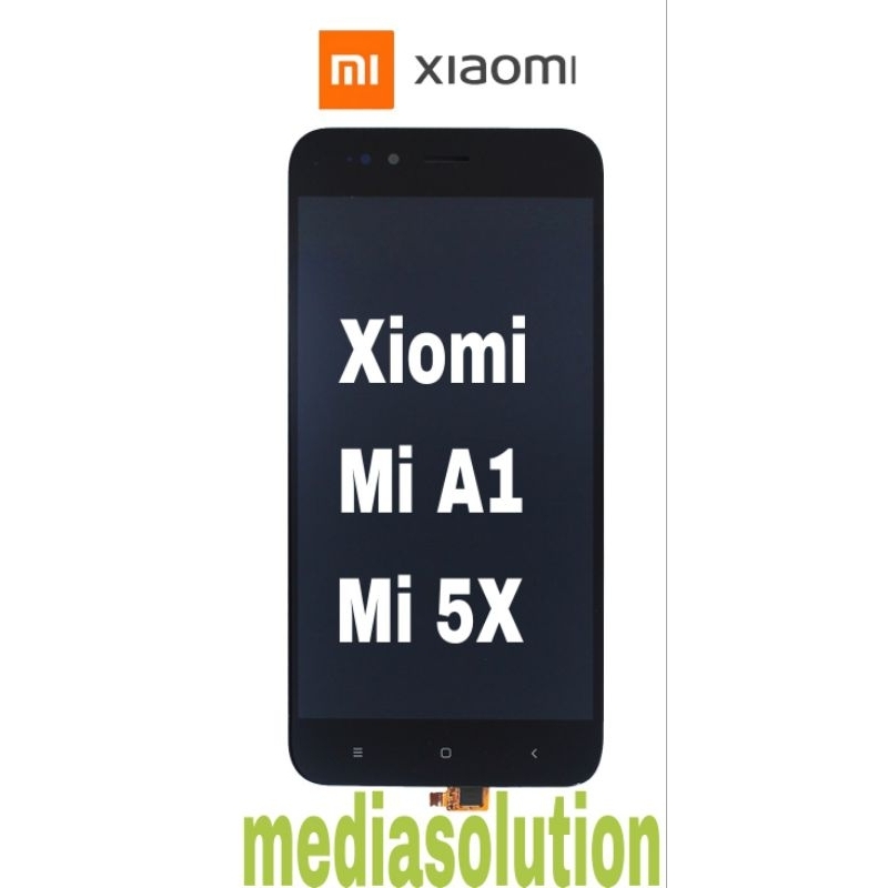 Lcd Xiomi Mi A1 | mi 5X  ( hitam )HD  plus fullset touchscreen