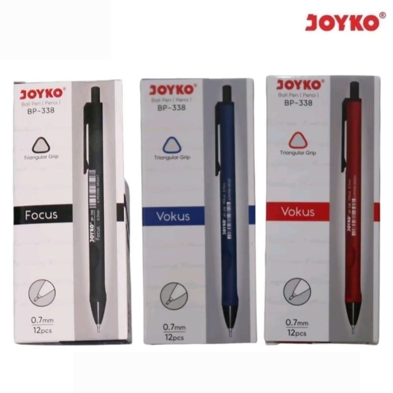 

Bolpen Joyko/Bolpen Joyko BP-338/Bolpen 0,7 ( 1 pack isi 12Pcs )