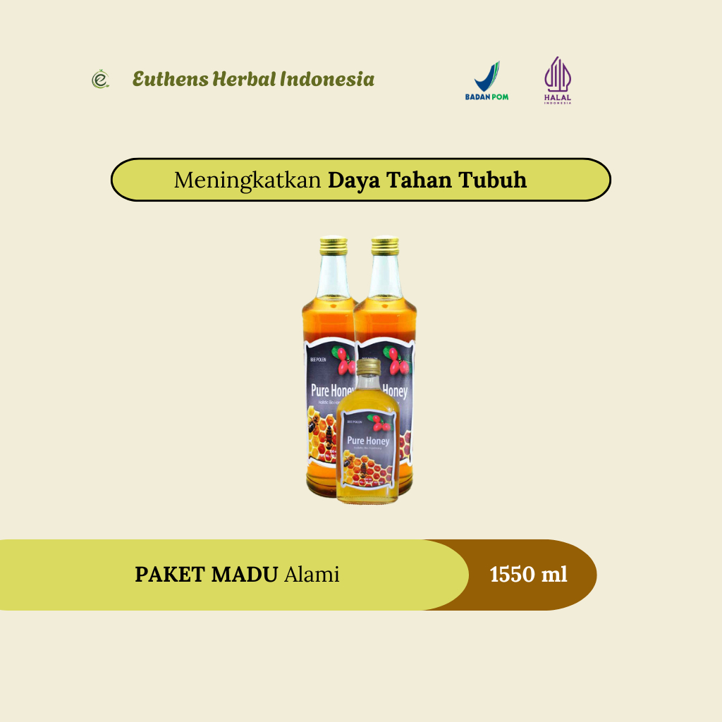 

Paket Madu Alami 1550 ml RS Holistic Purwakarta