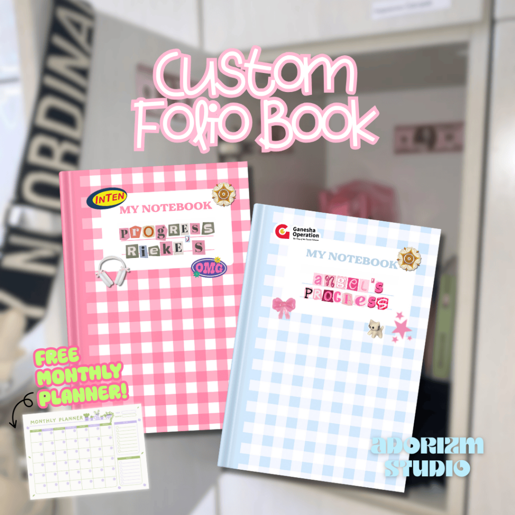 

CUSTOM FOLIO BOOK My Notebook Series | by adorizm studio