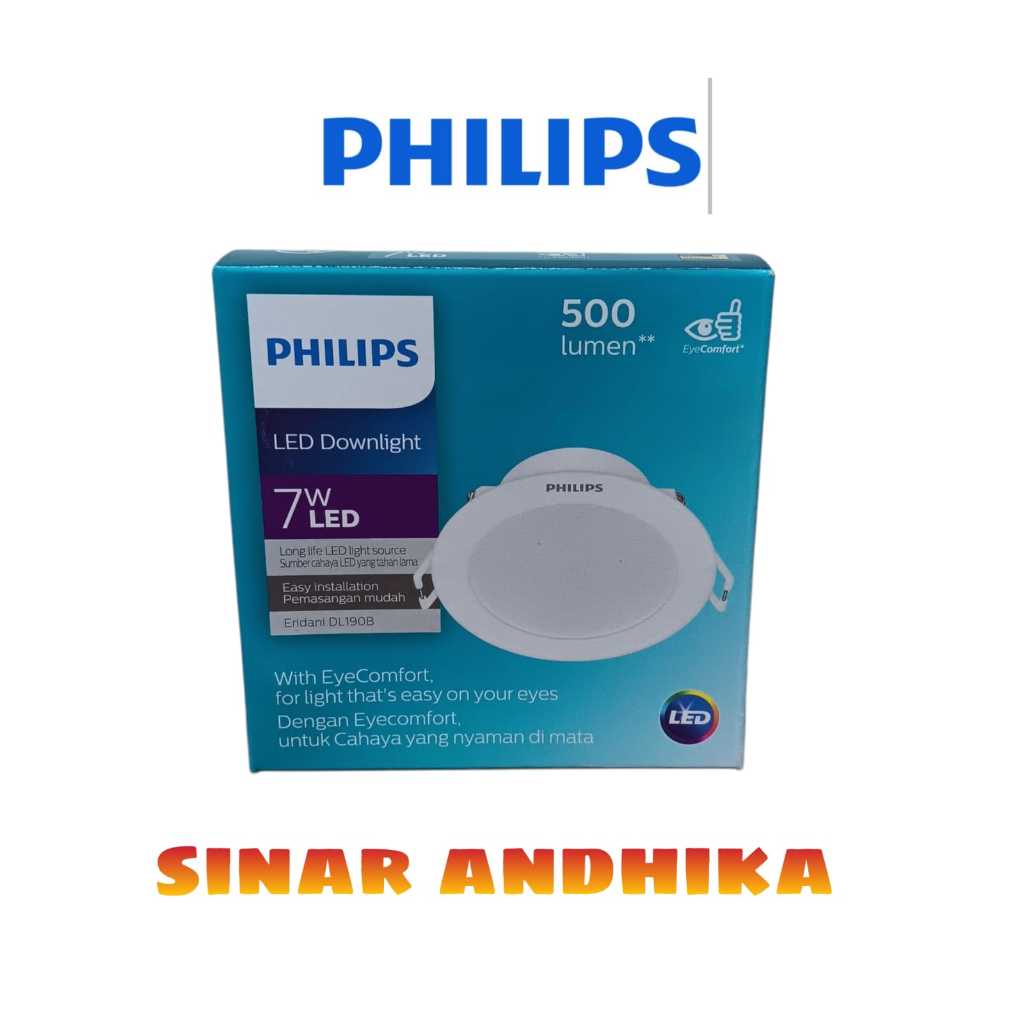 Lampu Led Downlight Philips Eridani 7Watt DL190B