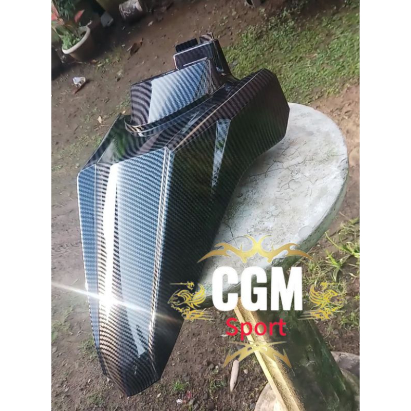 SPAKBOR DEPAN BEAT DELUXE STREET CARBON WTP KEVLAR GLOSSY 2020-2023