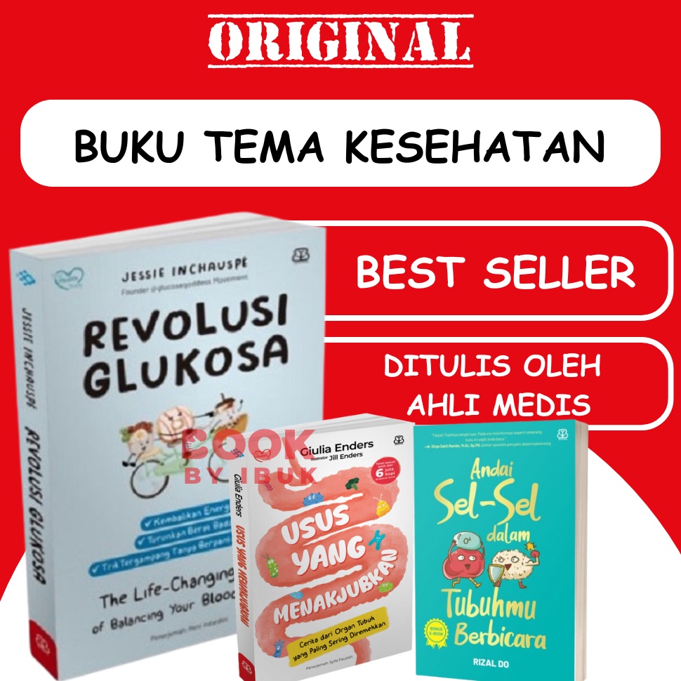 KODE A95W Buku Revolusi Glukosa Andai SelSel Dalam Tubuhmu Berbicara Usus Yang Menakjubkan Bentang P