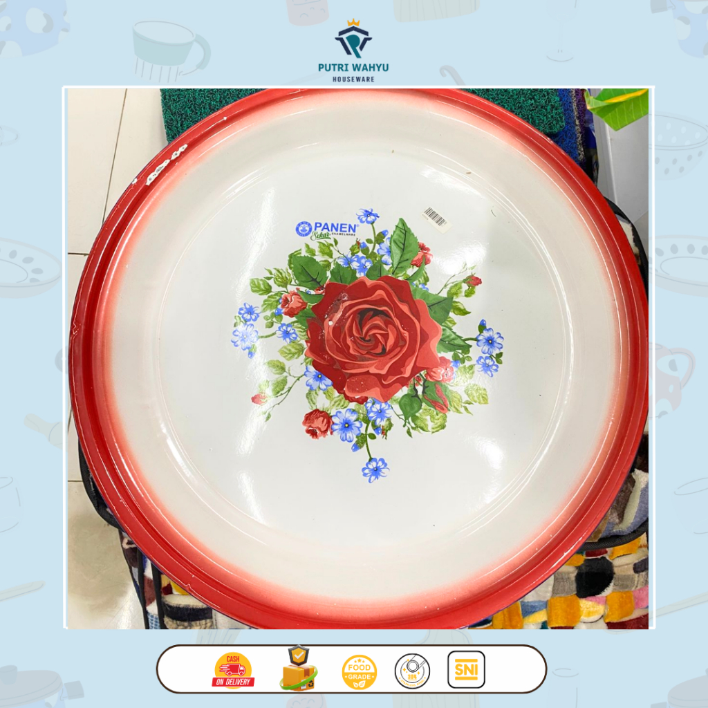 Talam Panen 52cm Tebal – Nampan Besar Dapur Merek Panen