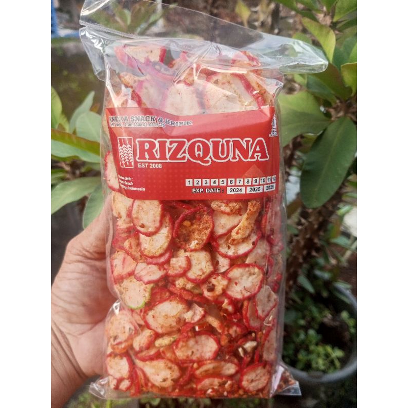 

Kerupuk seblak bantat pedas/enak