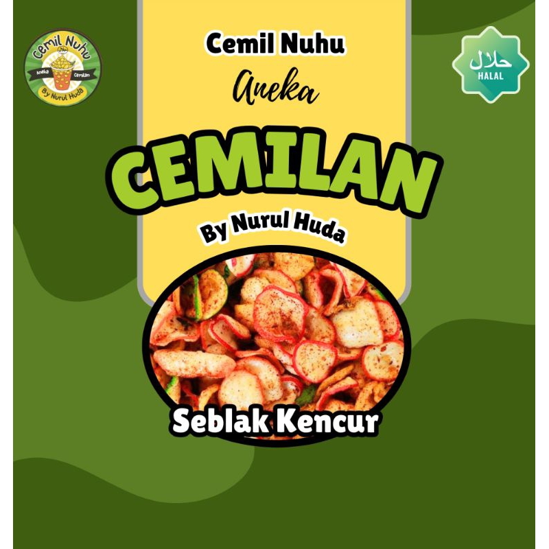 

SEBLAK KENCUR PEDAS Cemilan Serba 5rb - Cemilan Varian Rasa Pedas, Manis, Gurih, Asin & Pastinya Renyah - Cemil Nuhu - Aneka Cemilan - By Nurul Huda - Halal