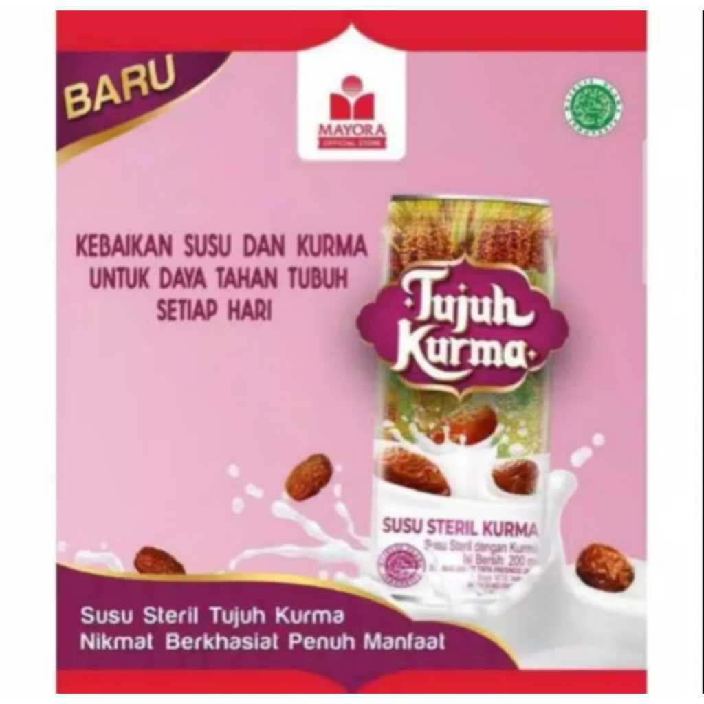 

MINUMAN SUSU STERIL TUJUH KURMA SUSU KALENG MURAH MINUMAN KESEHATAN / Tujuh Kurma Susu Steril