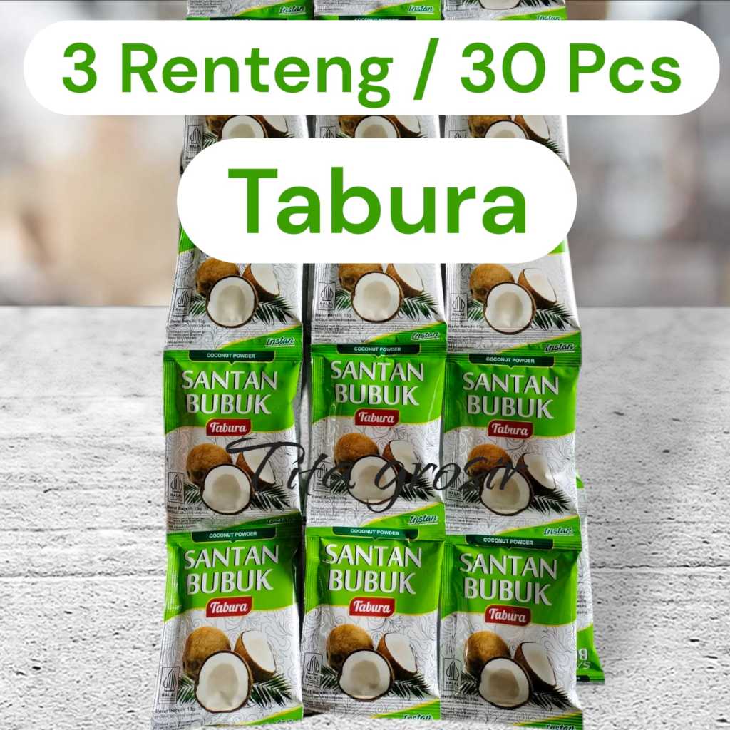 

Tabura Santan Bubuk Paket 3 Renteng / 30 Pcs