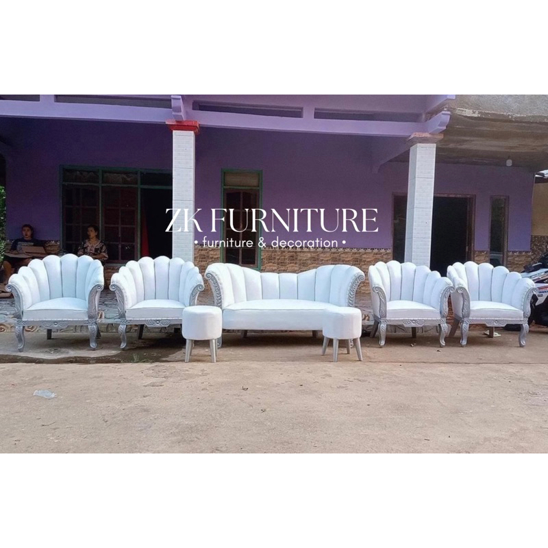 Kursi kerang ukir / Kursi kerang terbaru / Kursi lesti / Sofa pelaminan / Kursi pelaminan / Kursi pe