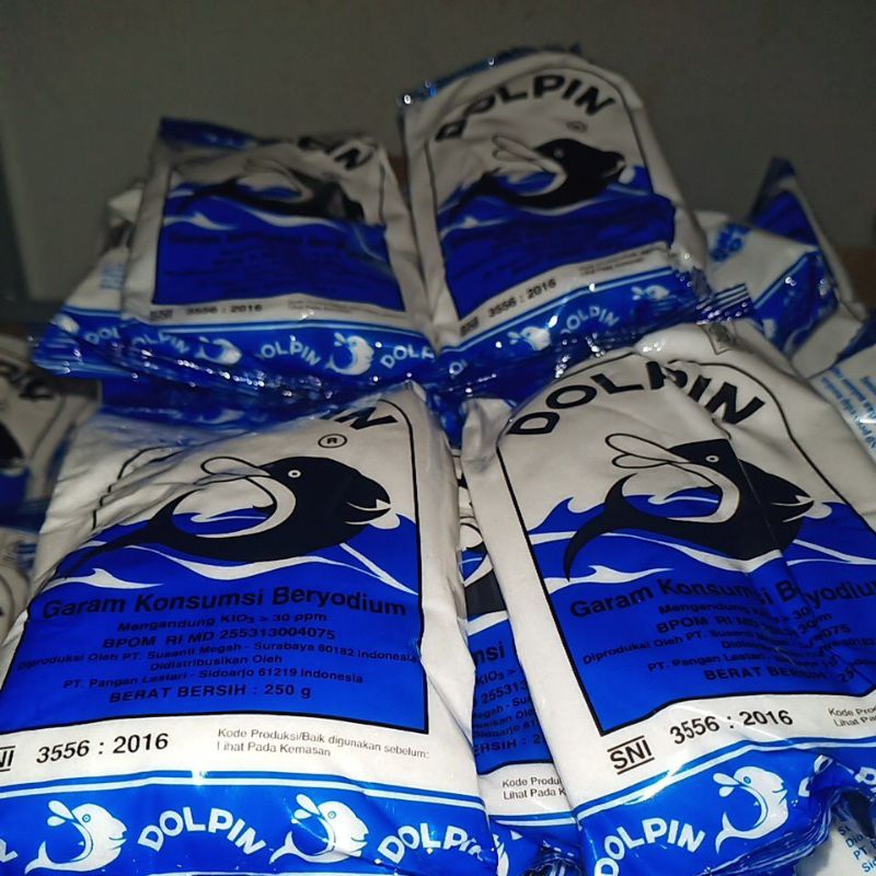 

garam halus dolpin 250gr
