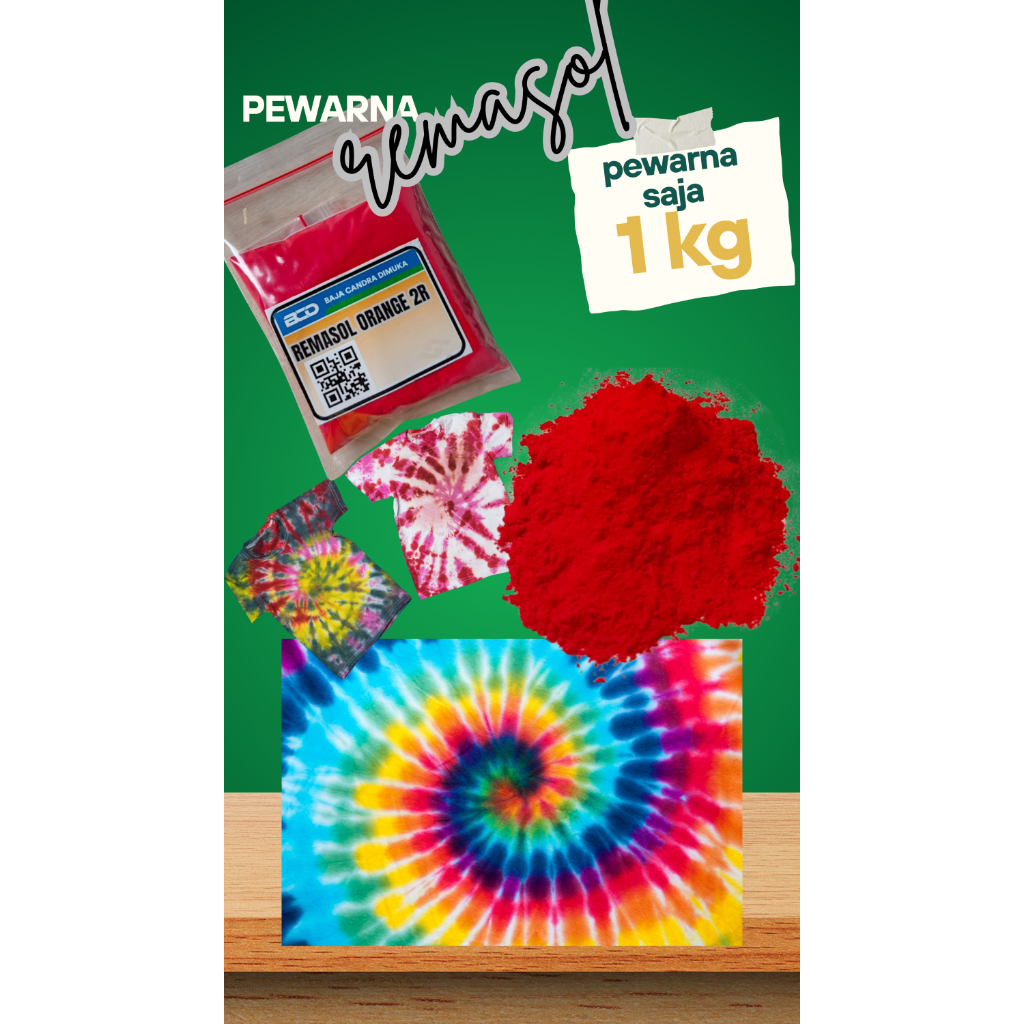 PEWARNA PAKAIAN REMASOL PERMANEN ANTI LUNTUR