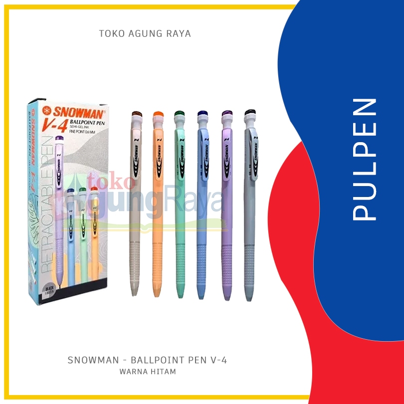 

PEN V-4 SEMI GEL 0,7 MM SNOWMAN